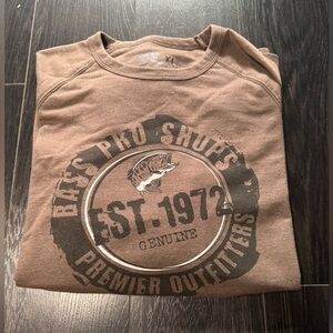 Bass Pro Shops Brown Crewneck Sweater
